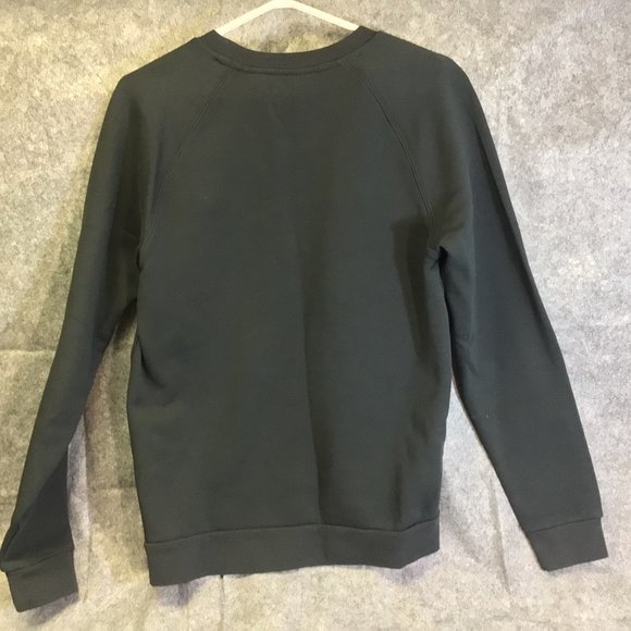 Frank & Oak x Disney Sweatshirt Black Crew Neck Mickey Mouse Embroidered Size M - Picture 4 of 7